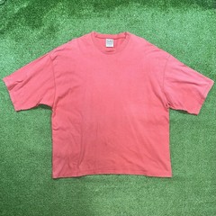 Vintage Pluma T Shirt Men’s XXL Heavy Weight Cotton Boxy Coral 2XL Blank USA