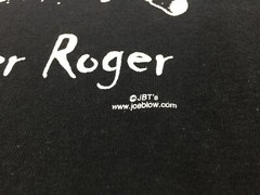 Joe Blow Tees Pirate Graphic T-Shirt Jolly Roger Jollier Roger Drinking Medium
