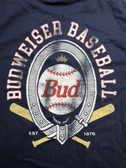 Budweiser Mens Baseball Graphic T Shirt Bud King Of Beers Size Small NEW NWOT