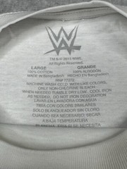 Ultimate Warrior T-Shirt Men’s WWE Wrestling White Neon Size Large NEW