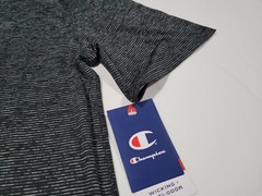 Champion Mens Sports Anti Odor Tee cotton Athletic wear Black SZ Medium