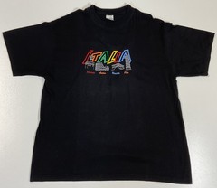 Vintage Italy Tourist T Shirt Sz XL Souvenir Rome Pisa Embroidered 90s