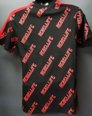Men’s Rebel Minds Panda with a Boombox T-shirt – Black/Red
