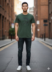 Vintage Y2K $58 DIESEL Green ACHEL Short Sleeve Slim Fit Designer T-shirt NWT