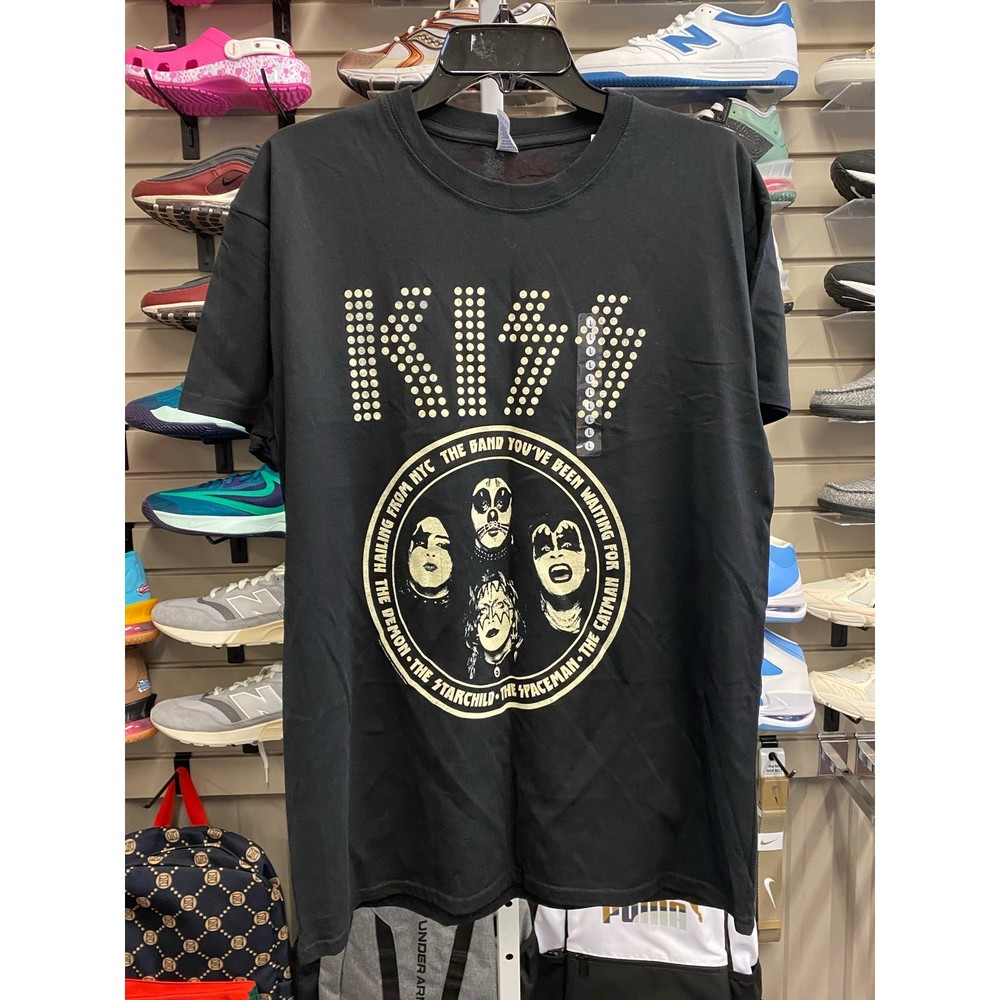 Kiss Brisco Brands T-Shirt Large Black New with Tags!
