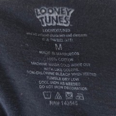 Marvin The Martian T Shirt Mens Size Medium Black Looney Tunes Warner Bros