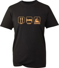 Eat Sleep Scaffold T-Shirt Funny Engineering Work Wear Xmas Unisex Gift Tee Top