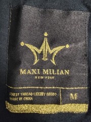 Maxi Milian New York T-Shirt Short Sleeve Graphic Black Men’s Size Medium