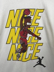 Vintage 90s Bart Simpson Michael Jordan 23 Bulls Parody T-Shirt NICE Mens Large