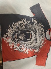 ONE MEN’S 3D PRINTED ROARING LOIN GRAPHIC T-SHIRT X-LARGE FELLS LIKE SILK NEW