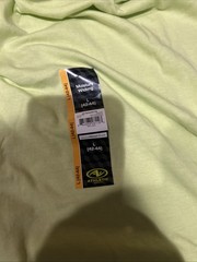 (2) Athletic Works Shirt Mens Large Moisture Wicking Crew Tee Black and Green
