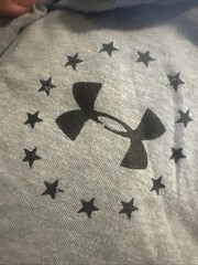 Under Armour Men UA Freedom Vintage Flag T-Shirt UA 1299257 Steel Grey 2XL NEW