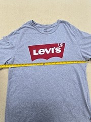 Levi’s Men’s T-Shirt Size XL Gray Cotton Crew Neck Short Sleeve