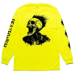 Deathwish Shirt Creeping Long Sleeve Neon Skateboard Mens