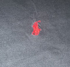 Polo Ralph Lauren Black T-shirt Mens XL Red Pony Logo Short Sleeve