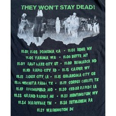 Rob Zombie Night of the Living Dreads 2021 Tour T-Shirt Black Green Mens Medium