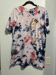 Rare Avenged Sevenfold A7X PYROMANIAC Tie Dye Style T-Shirt Sz L