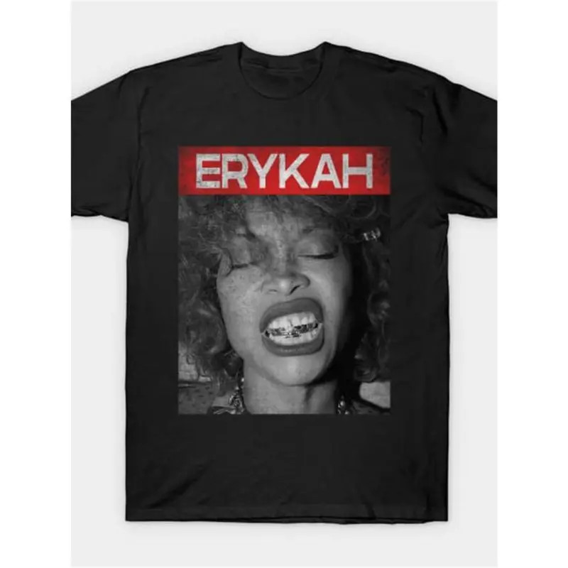 Summer t Shirts Erykah Badu T Shirt Men’S Trend Graphic Print T-Shirt
