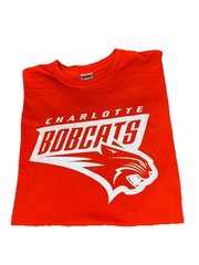 Charlotte Bobcats T Shirt XL Vintage 2000s Basketball Rare