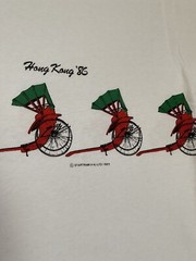 Vintage Shirt Hong Kong 1985 Men’s Large Rare Single Stich Wrap Around Travel