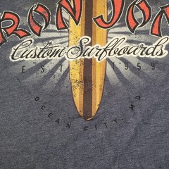 Ron Jon Ocean City MD Distressed New Longboard T-shirt Mens Medium