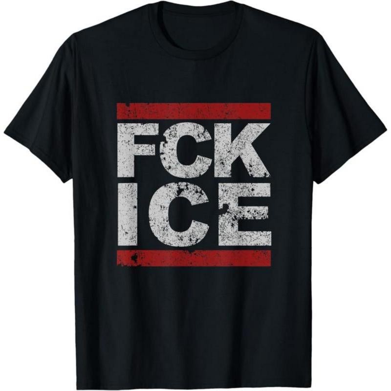 Fck Ice Distressed T-Shirt | Unisex Cotton T-Shirt | Unique Gift Tee