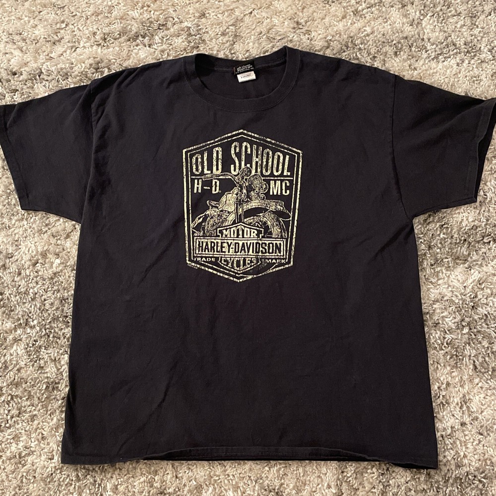 2014 Harley Davidson Birmingham AL Men’s T Shirt Black Size XL Cotton