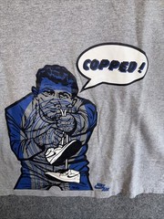 NIKE Shirt Copped AF1 Roy Lichtenstein Art Target Practice Kicks OOP RARE 4XL