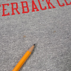 Vintage Football Quarterback Shirt Mens Medium Gray 80s BHS High School Sports