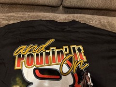 Vtg 2000 NASCAR DALE EARNHARDT JR. #8 RUNNING WIDE OPEN Budweiser Tshirt Sz XL