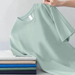Men’s Polyester Spandex Short Sleeve T-Shirt Crew Neck Casual Regular Top