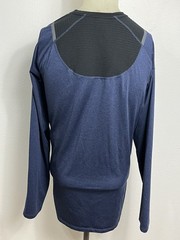 Spyder Active Pullover Shirt Men XL Blue Long Sleeve SPM100U