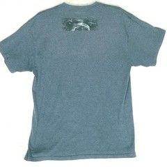 Realtree Shirt Men Medium Blue Gray Supreme Predator Grizzly Bear Graphic Tee