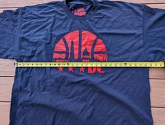 The District Washington DC Basketball T-shirt Size 4XL American Apparel T