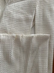 Vintage NOS Target Waffle Knit Long Sleeve Thermal Shirt Mens M White USA