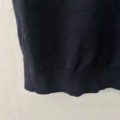 Collars & Co. Men’s Amalfi Luxe Tee Contrast White Trim Navy Blue M Medium New