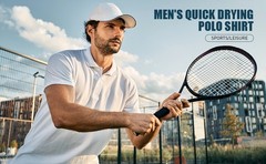 Star Vibe 3 Pack Polo Shirts for Men Quick Dry Activewear Short Sleeve Golf Polo