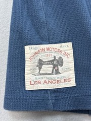 Johnson Motors Inc Tiger 110 Thermal Shirt XL Blue Moto Biker Los Angeles