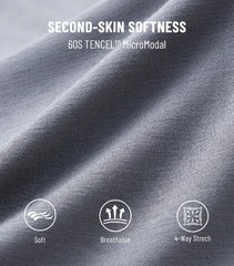 Men’s Tank Top Undershirts Micromodal Sleeveless Tag Free Moisture-Wicking A-…