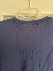 United States Navy T and ironically the color is navy with white lettering. XXL