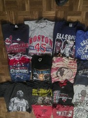 Bundle of 20 Sports Tees Vintage 80s 90s 00s and Modern Mixed Lot Mix Sizes
