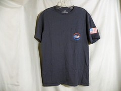 Vineyard Vines Men’s Short Sleeve American Flag Whale Pocket T-Shirt Size SMALL