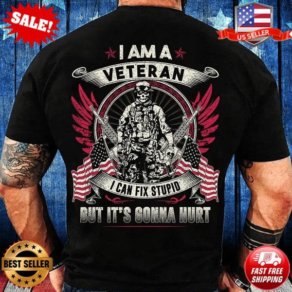 Veteran T-shirt – Veteran Shirt – Gifts For Veteran I Am A Veteran T-Shirt S-5XL