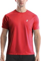 Men’s Short Sleeve Rash Guard UPF 50+ Sun Protection Quick Dry Lightweight Swim