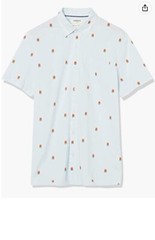 Goodthreads Men’s Slim-Fit Short-Sleeve Printed Poplin Shirt, Popsicle, Small