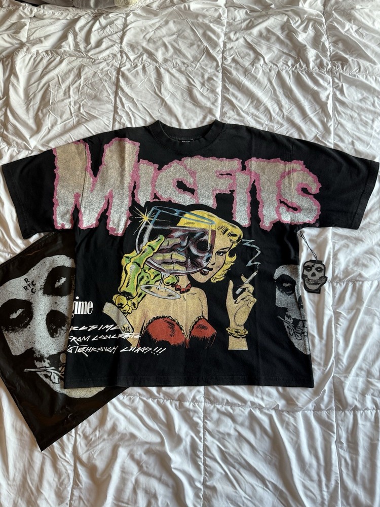 Civil Regime x Misfits Die Die My Darling T-Shirt size small oversized