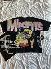 Civil Regime x Misfits Die Die My Darling T-Shirt size small oversized