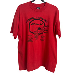 VINTAGE 1991 Collinsville Schnucks Holiday Classic T-Shirt XL Coca Cola Quincy