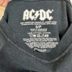 AC DC T Shirt Mens Small Highway To Hell Black Short Sleeve Band