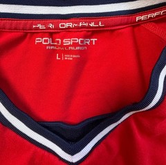 RLX Polo Sport Ralph Lauren England National Team Jersey Tee #8 Red Size Large